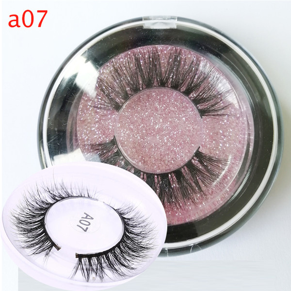 private logo 3D mink hair eyelashes Mink False Eye soft lash opulent Hand Made False Eyelashes reusable luxurious full strip lashes GR51