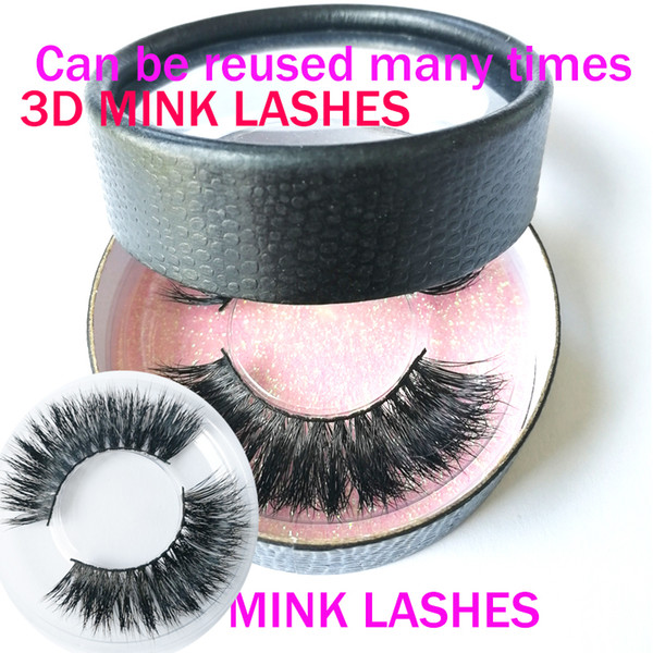 private logo truemink hair Eyelashes 3D mink false Lashes Luxury Hand Made soft Eyelashes handmade reusable luxurious full strip lashes GR69