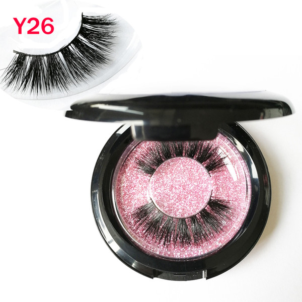 private logo 3D mink hair eyelashes Mink False Eye soft lash opulent Hand Made False Eyelashes reusable luxurious full strip lashes GR57