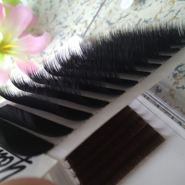 Real Volume Eyelash Extensions Mixed fans Lash Eyelashes 3D-6D 12 rows/tray 0.07 Volume Fans Youcoolash Factory Big Promotion