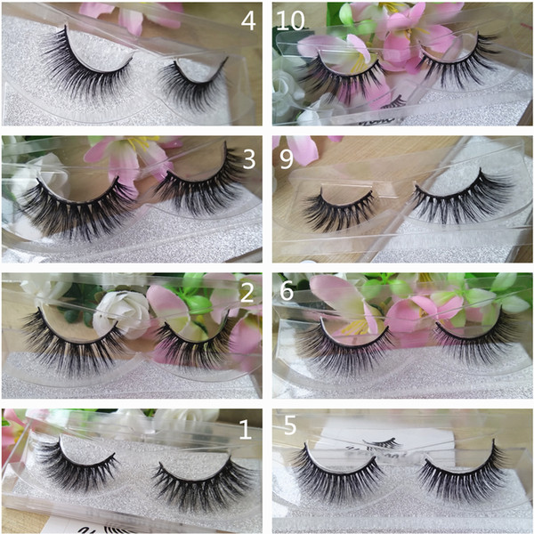 New Styles 3D Mink eyelashes Thick Cross Natural 3D Strip Eyelashes False Eyelash 3D Eyelash Extensions factory supply for sale