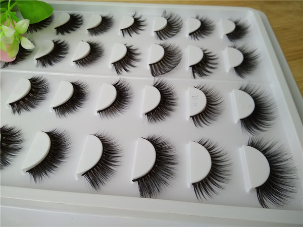 10 Pairs False Eyelashes Natural 3d Lashes Eyelash strip Mink False Strip Lashes 3D Mink lashes Top quality