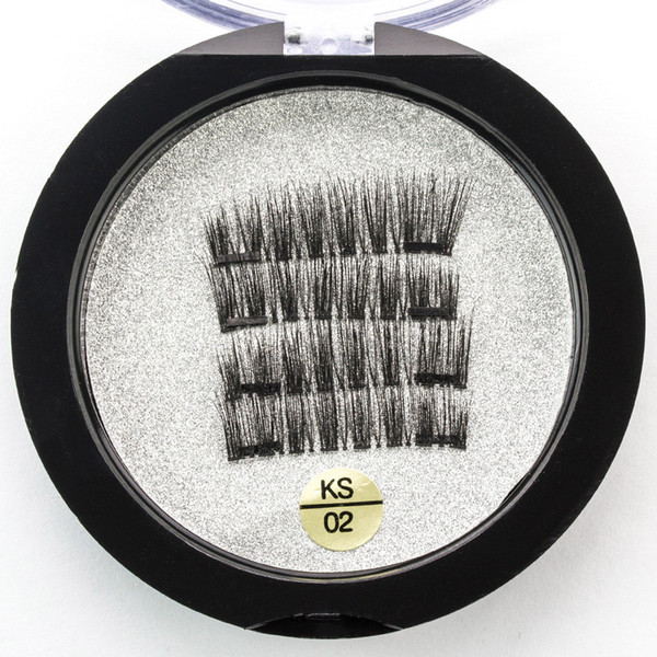 2Magnetic Eyelashes Handmade 3D Mink Magnetic Lashes Natural False Eyelashes Magnet Lashes with 3d mink lashes