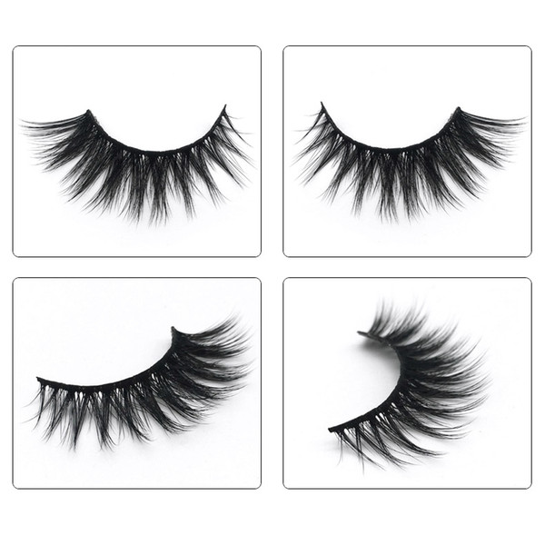 3D Mink Eyelashes Eye makeup Mink False lashes Soft Natural Thick Fake Eyelashes 3D Eye Lashes Extension Beauty Tools 17 styles DH