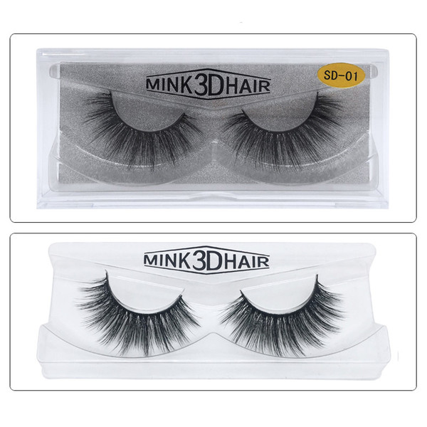 Mink Eyelashes False Eyelashes Crisscross Natural Fake lashes Long Makeup 3D Mink Lashes