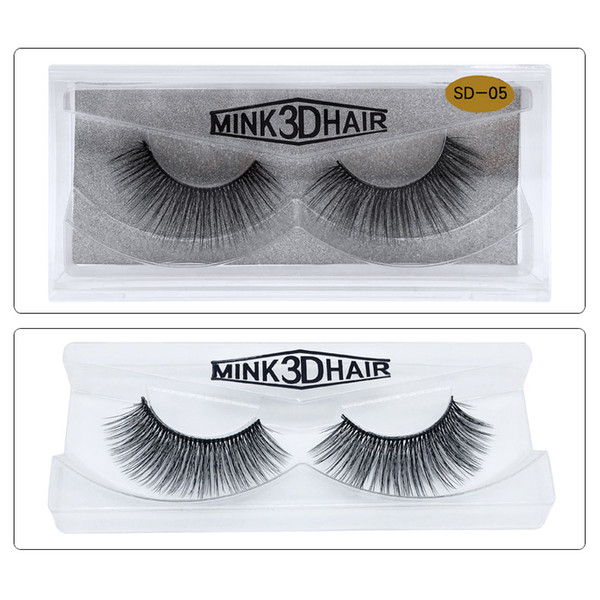 Mink Lashes 3D Mink Eyelashes 100% Cruelty free Lashes Handmade Reusable Natural Eyelashes Wispies False Lashes Makeup SD series mink eyelas