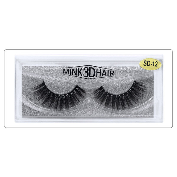 1pairs natural false eyelashes fake lashes long makeup 3d mink lashes eyelash extension mink Eyelashes