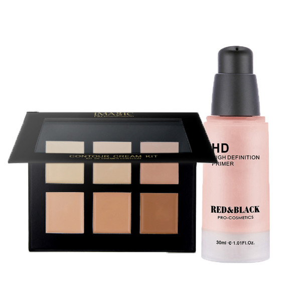 Imagic Concealer Cream Contour Palette Kit Pro Makeup Palatte 6 Colors Concealer Face Primer Cosmetics Kit For Make Up Maquiagem