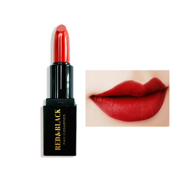 Red&Black sample sexy classic red color lipstick long-lasting waterproof lip makeup beauty cosmetic Matte lipstick