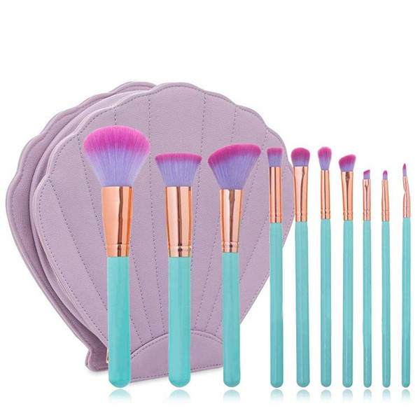 Zouyesan Free Shipping 2019 Shells 10 Professional Makeup Brush Brushes For Makeup Artists Makeup Tools Health & Beauty Wholesale