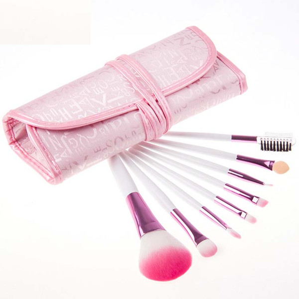 Zouyesan Free Shipping 2019 8 Makeup Brush Set Pink Professional Beauty Makeup Brush Tool Carrying Health & Beauty Wholesale