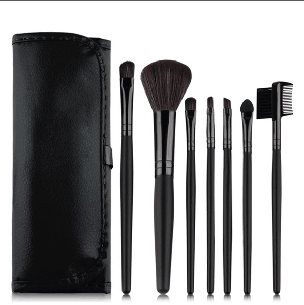 zouyesan Free Shipping 2019 7 portable makeup brushes with strap brush kit beauty kit