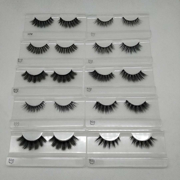 3D mink false eyelashes natural dense facial fiber long manufacturers wholesale mink hair material eyelash style can be customized