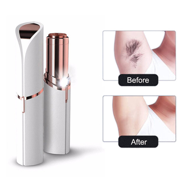 Lady Mini Electric Shaver Female Body Hair Removal Razor Trimmer Painless Hair Remover Facial Body Depilator Lipstick Shaving Machine Tools