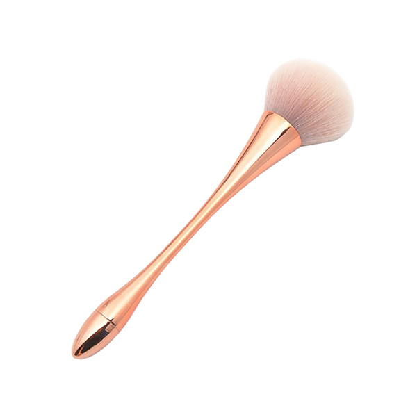 1 pcs Single portable rose gold foundation Powder Makeup brush cosmetic tools water drops small waist shaped Powder blush make up brush