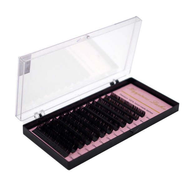 HPNESS 10 Trays/Lot Eyelash Extension 3D Individual Lashes C D U Curl All Sizes 8-15mm Mixed Length in One Tray