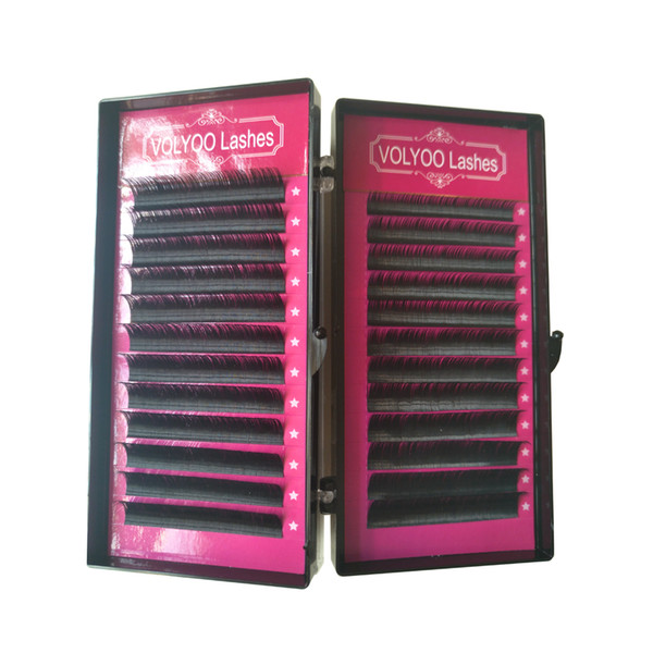 VOLYOO lash JBCD faux mink hair silk lashes eyelash extensions false mink eyelashes extensions 3d curl lashes fake lashes