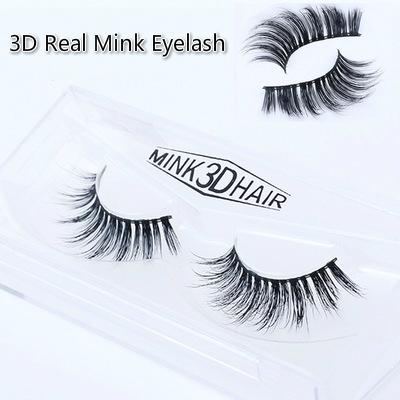 3d Real Mink lashes 100% Mink Thick real mink lash false eyelashes natural for Beauty Makeup Extension fake Eyelashes false lashes