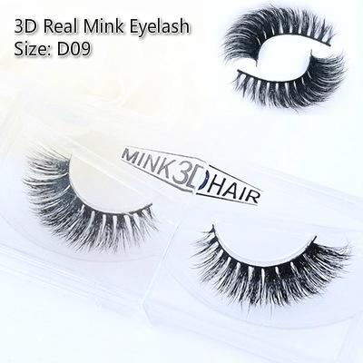 VOLYOO Mink Lashes 3D Mink False Eyelashes Long Lasting Lashes Natural Mink Eyelashes cruelty free Glitter Packaging 1 Pair