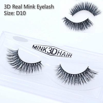 VOLYOO Mink Lashes 3D Mink Eyelash Real Mink Handmade Crossing Lashes Individual Strip Thick Lash Fake Eyelashes A04 1 Pair