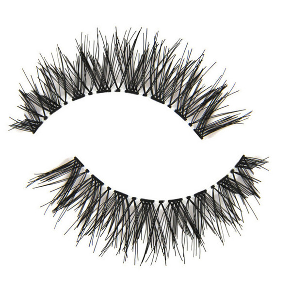 Long Thick Crisscross Black Natural False Eyelashes Handmade Fake Eye Lashes Eyelashes Extension Eye Lash Make Up Tools