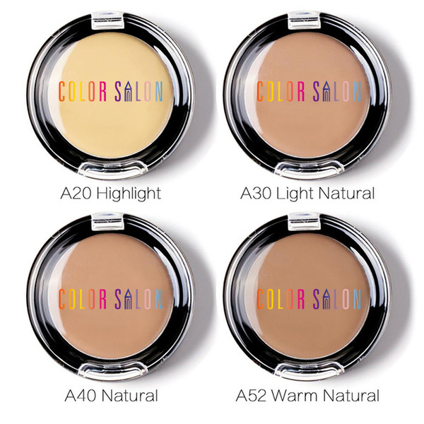 Color Salon 4 Colors Concealer Palette Invisible Pore Wrinkle foundation brightener concealer cream Makeup Corrector