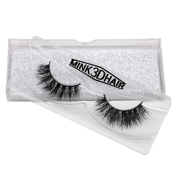 Top quality 3D Mink lashes thick real mink hair false eyelashes natural for Beauty Makeup Extension fake eyelashes free shipping