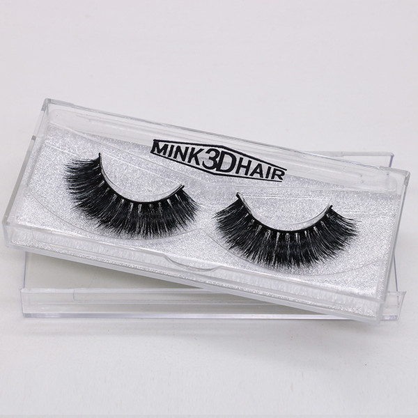 JIEFUXIN 9 styles 3D Mink lashes thick real mink hair false eyelashes natural for Beauty Makeup Extension fake mink eyelashes free shipping