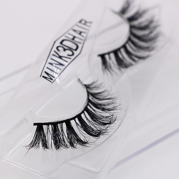 JIEFUXIN 3D mink eyelashes long lasting mink lashes natural dramatic volume eyelashes extension false eyelashes JFX-H10