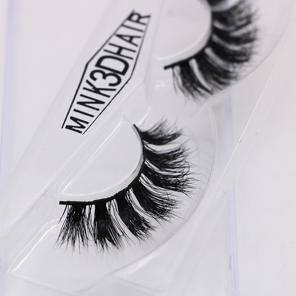 JIEFUXIN 3D mink eyelashes long lasting mink lashes natural dramatic volume eyelashes extension false eyelashes JFX-H41