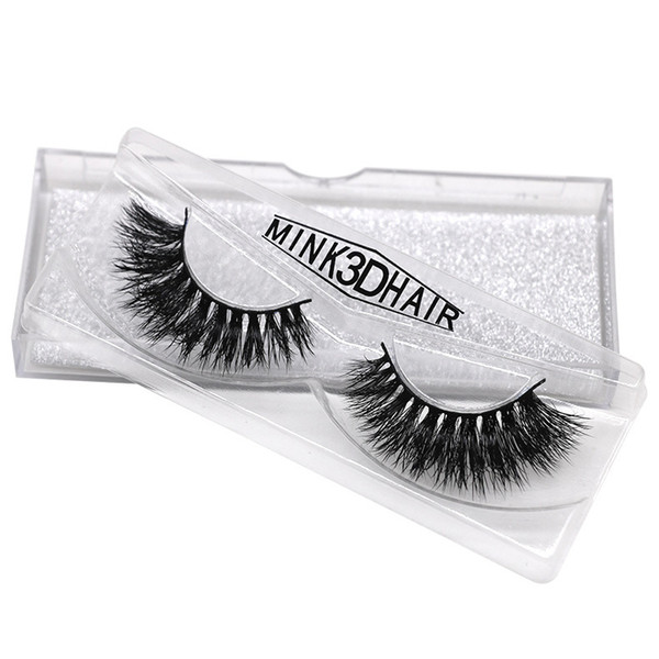 3D Mink False Eyelashes makeup 100% Real Mink Natural Thick Full Strip Eye Lashes hand made H31