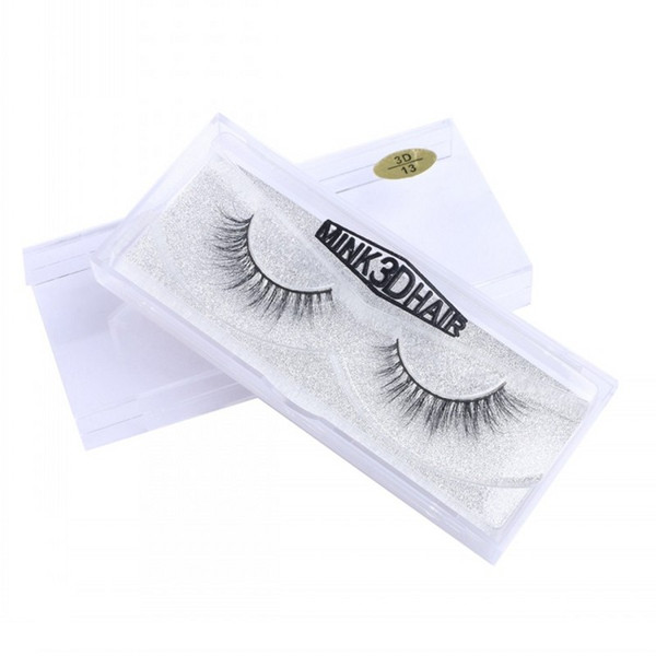 Private Logo Mink Eyelashes 100% Siberian 3D Mink Full Strip False Eyelashes Long Thick Eyelash Extensions