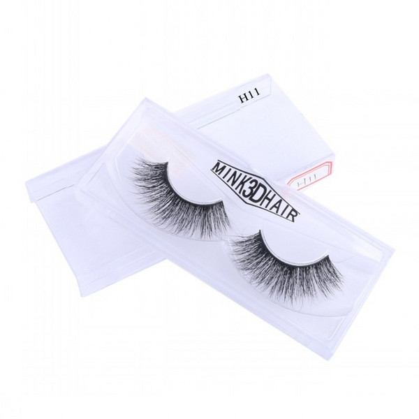 Handmade False Eyelashes High Quality 100% Real Mink Hair Eyelashes Natural Long Thick Cross Eyelash Extensions