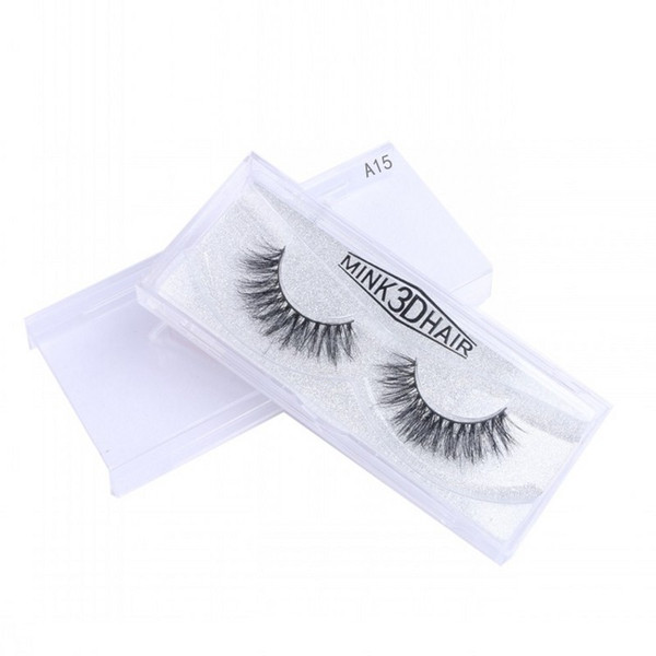 Top Quality Mink Eyelashes 19 Styles 10-16mm Acceptable Natural Long Thick Cross Handmade Fake Eyelash Extensions