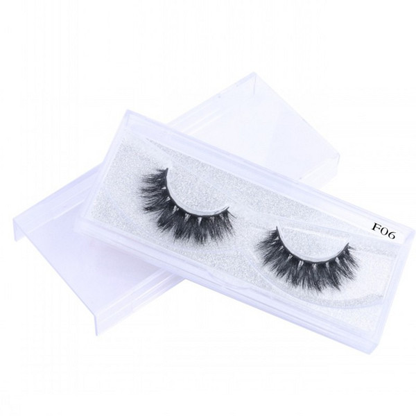 Newest Styles 3D Mink Eyelashes Thick Real Mink Hair False Eyelashes Natural Long Beauty Makeup Eyelash Extensions