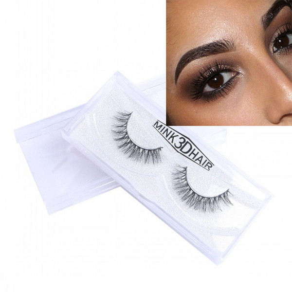 Wholesale False Eyelashes Top Quality Comfortable Soft 100% Handmade Mink Hair Lashes Natural Long Black Beauty Makeup Eyelash Extensions