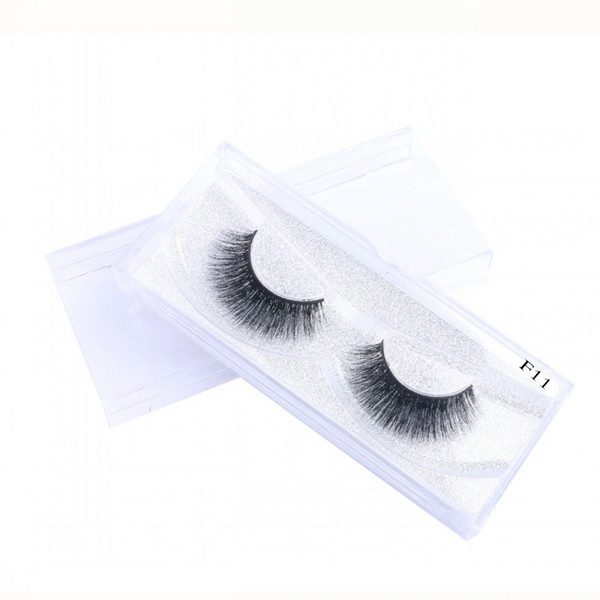 Hot Selling 3D Mink Fake Eyelashes Top Quality 100% Handmade Mink Hair Eyelashes Natural Black Thick Full Strip Lashes