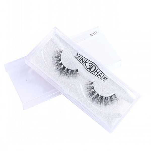 2018 Best Selling 3D Mink Eyelashes Premium Quality 100% Handmade Mink Hair Fake lashes Makeup Beauty