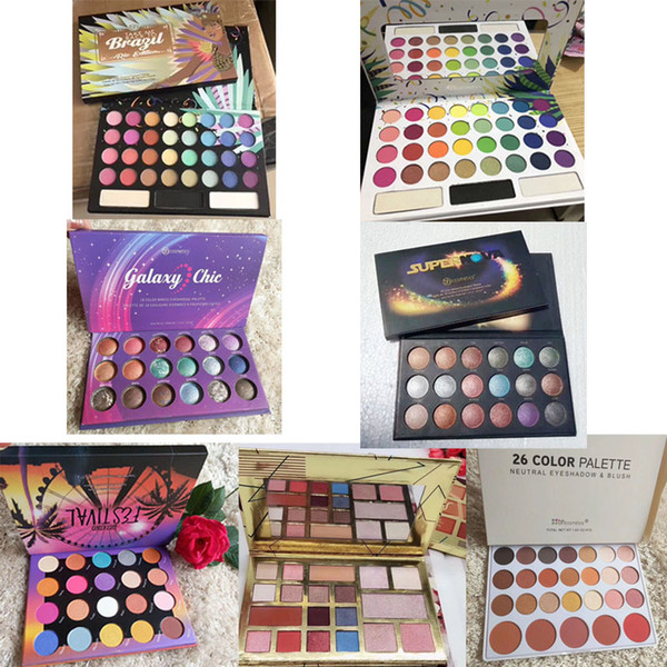 New Makeup High-quality Eyeshadow Five Styles Beauty Waterproof Creations Eyeshadow Blush Palette DHL shipping