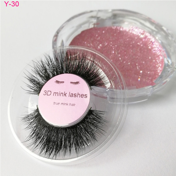 true mink hair Eyelashes 3D mink Lashes Luxury Hand Made soft Eyelashes handmade can be reused many times luxurious full strip lashes GR63