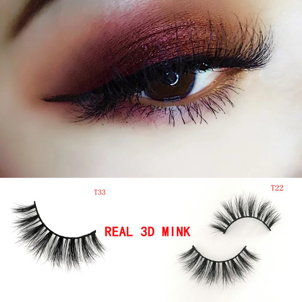 3d Mink lashes Private label natural real mink false eyelashes natural for Beauty Makeup Extension Eyelashes false lashes L