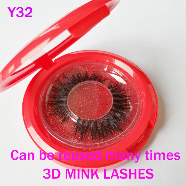 custom box 3D Eyelashes 3D silk false Lashes Luxury Silk False Eyelashes 3D mink lashe reusable lashes private logo for whoesale order GR108