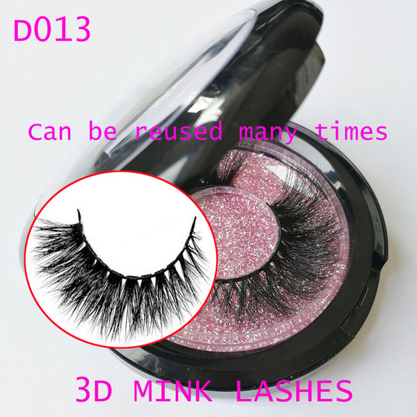 private logo 3D mink hair eyelashes Mink False Eye soft lash opulent Hand Made False Eyelashes reusable luxurious full strip lashes GR54