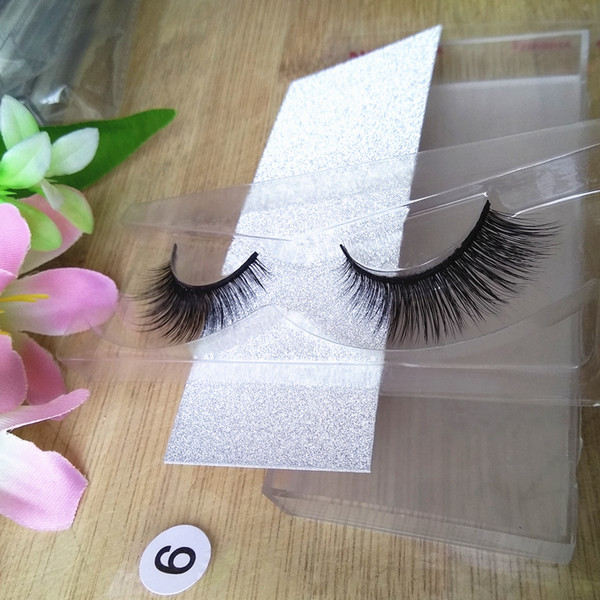 10 Styles Natural Sparse Cross Eye Lashes Extension Makeup Long False Eyelashes YouCooLash 3D Strip Lashes Factory directly Supply