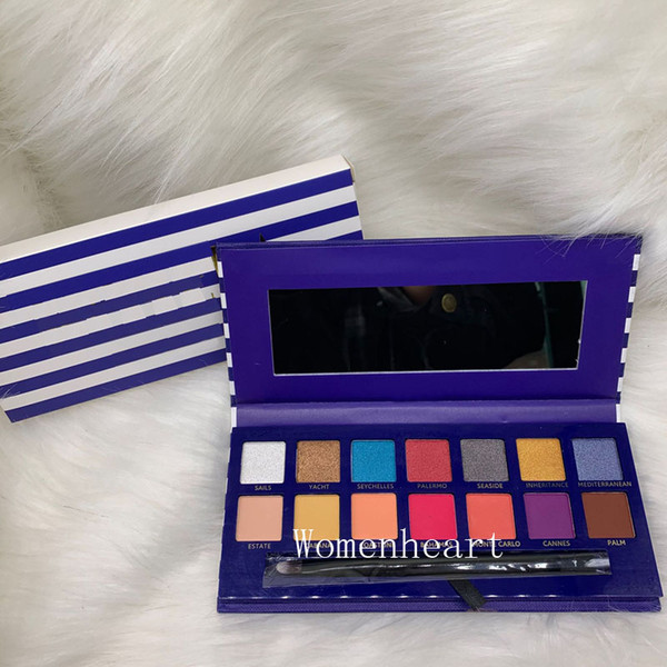 In stock Makeup Fashiond Perfect Eyeshadow RIVIERA Eyeshadow Palette 14charming Color Eyeshadow Palette DHL free shippinp