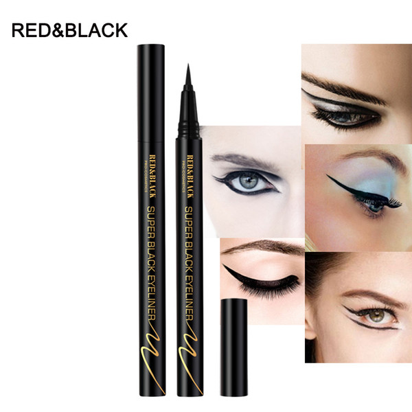 Red&black Makeup Black Eye Liner Liquid Pencil Quick Dry Waterproof Black Makeup Eyeliner Pencil Eyemakeup Cosmetic