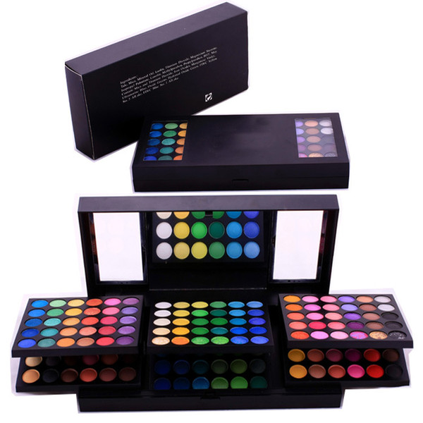 zouyesan Free Shipping 2018 180 color makeup eyeshadow silkworm eye shadow box waterproof matte pearl earth color makeup plate