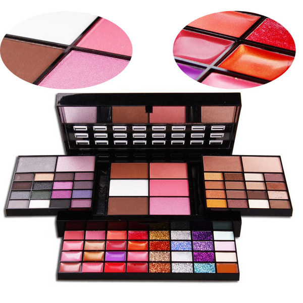 Zouyesan 74 color nude makeup makeup eye shadow tray silkworm eye shadow box waterproof matte pearl earth color makeup plate