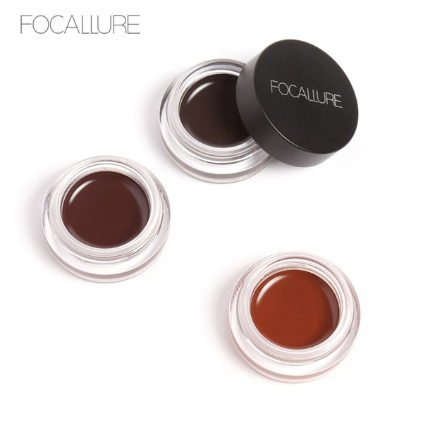 Focallure 5 Colors Professional Waterproof Durable Eye brow Pomade Gel Eyeshadows Dye Tint Makeup Enhancer Cream