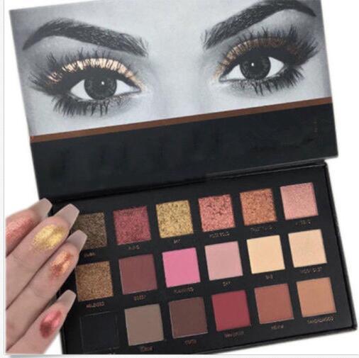 2018 Newest Beauty Eyeshadow Palette dusk palette 18 colors Matte beauty palette Pro Eyes Makeup Cosmetics Eyebrow eye shadow shipping DHL